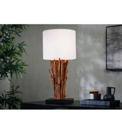 Lampa stołowa EUPHORIA 60 cm naturalna*Invicta Interior Online