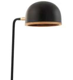 Lampa stołowa EVY 48 cm czarna naturalna*J-Line New