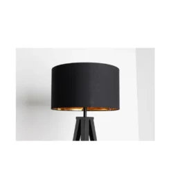 Lampa stołowa FLANK 40 cm czarna*Invicta Interior Sale