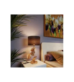 Lampa stołowa FLORES 62 cm złota*KDesign Outlet