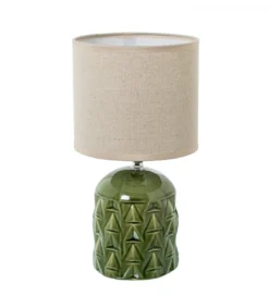Lampa stołowa FRANKY 28 cm ceramiczna zielona*Exclusivas Sale