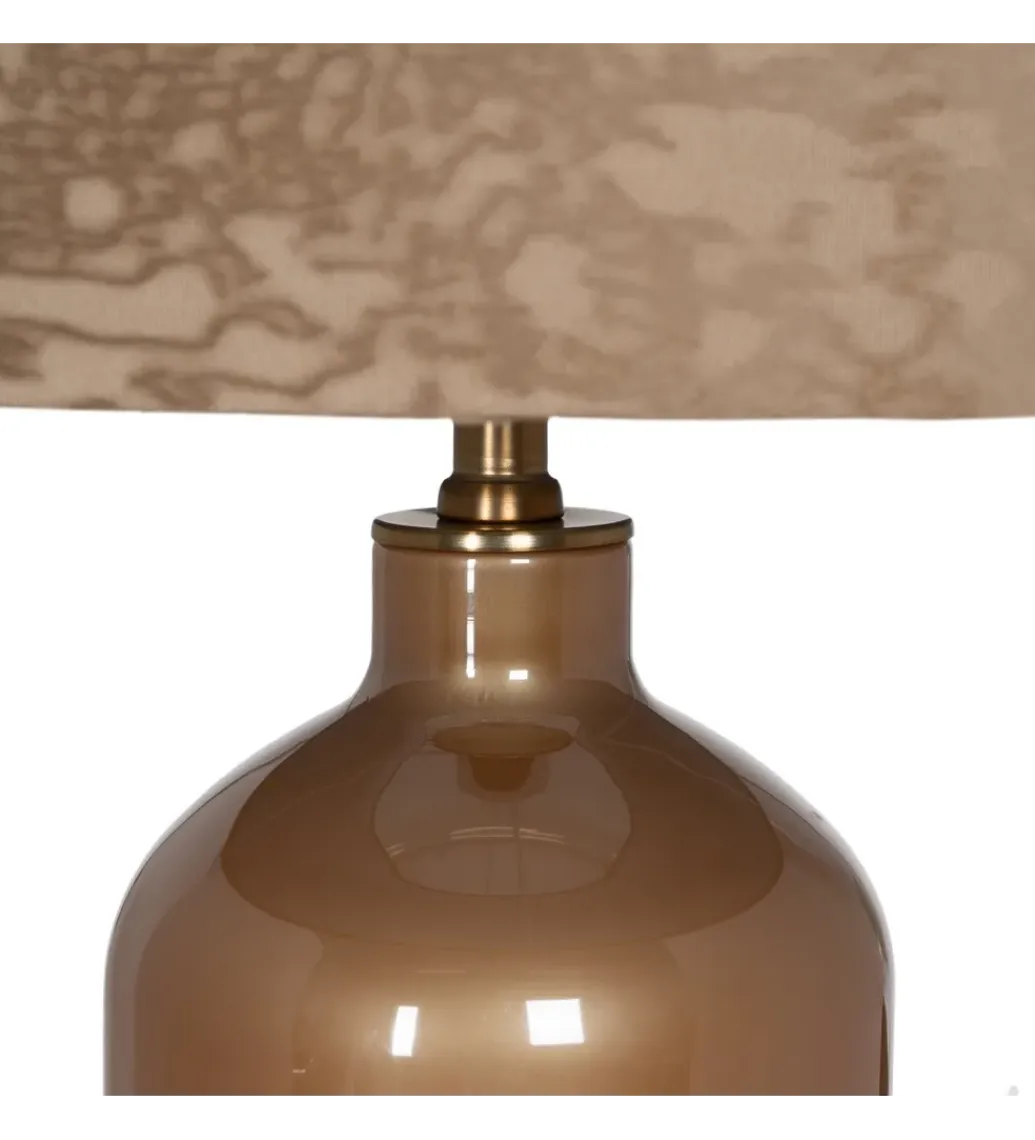 Lampa stołowa GETMARY 68 cm złoto beżowa*Zona-Design Sale