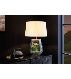 Lampa stołowa GLASI 40 cm transparentna*Invicta Interior New