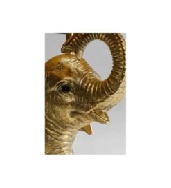 Lampa stołowa Happy Elefant 48 cm złoto czarna*KDesign