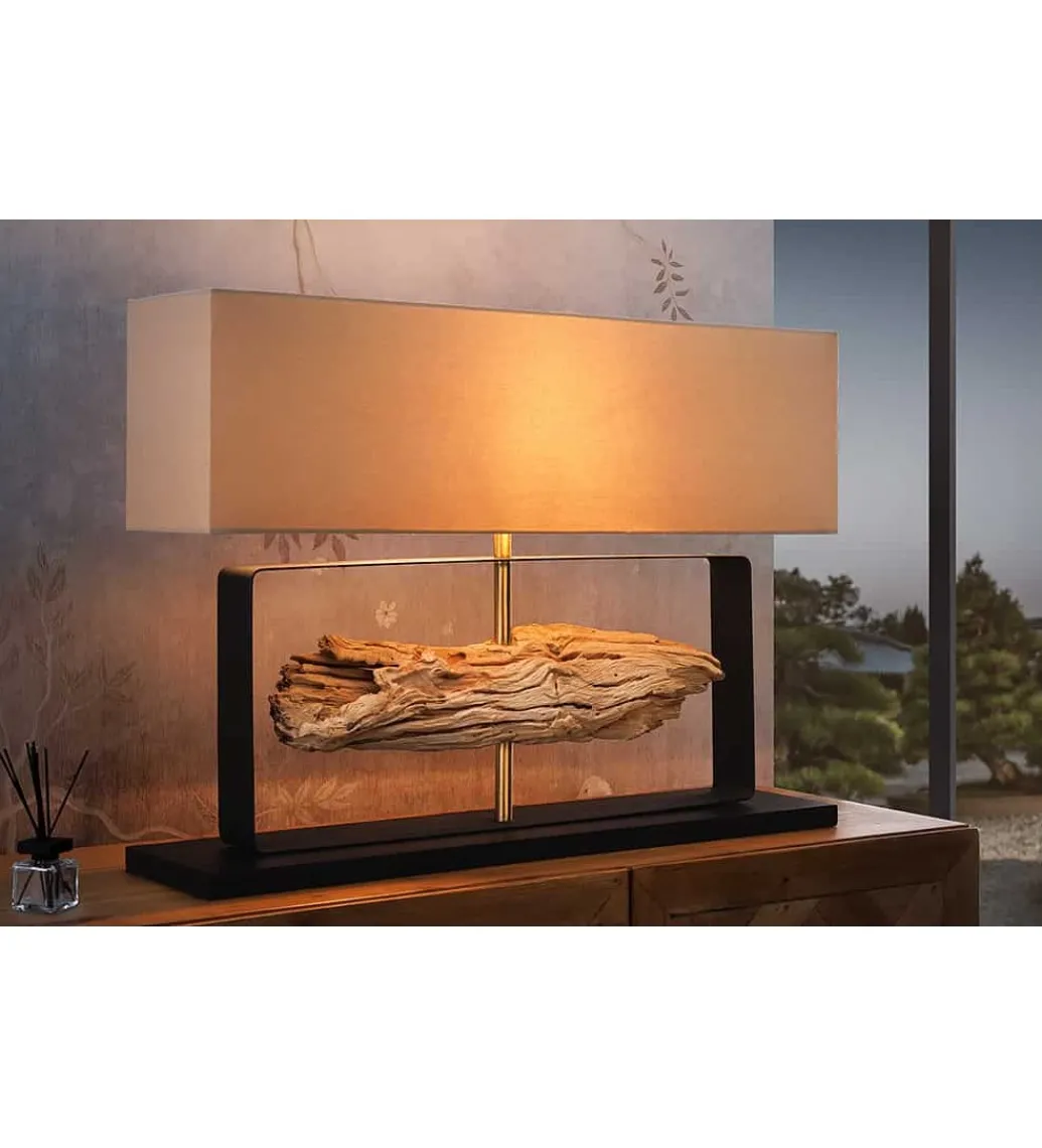 Lampa stołowa HELA 60 cm beżowa*Invicta Interior Discount