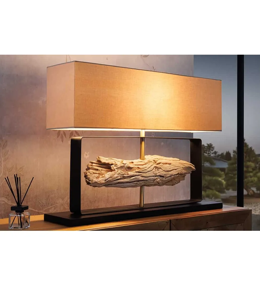 Lampa stołowa HELA 60 cm beżowa*Invicta Interior Discount