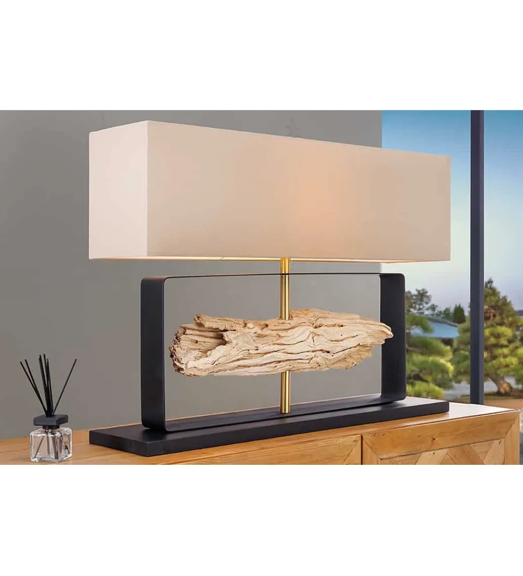 Lampa stołowa HELA 60 cm beżowa*Invicta Interior Discount