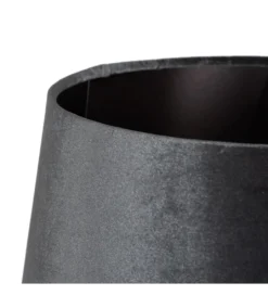 Lampa stołowa HEMLA 64 cm szklana czarno szara*Zona-Design Best
