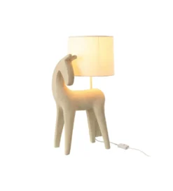 Lampa stołowa HORSE 56 cm beżowa*J-Line Best