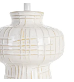Lampa stołowa ILUMINA 41 cm ceramika biała*Zona-Design New