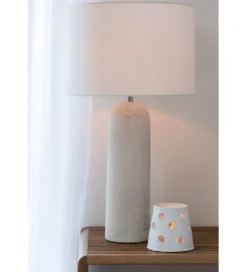 Lampa stołowa ISLA 68 cm biała*J-Line Best