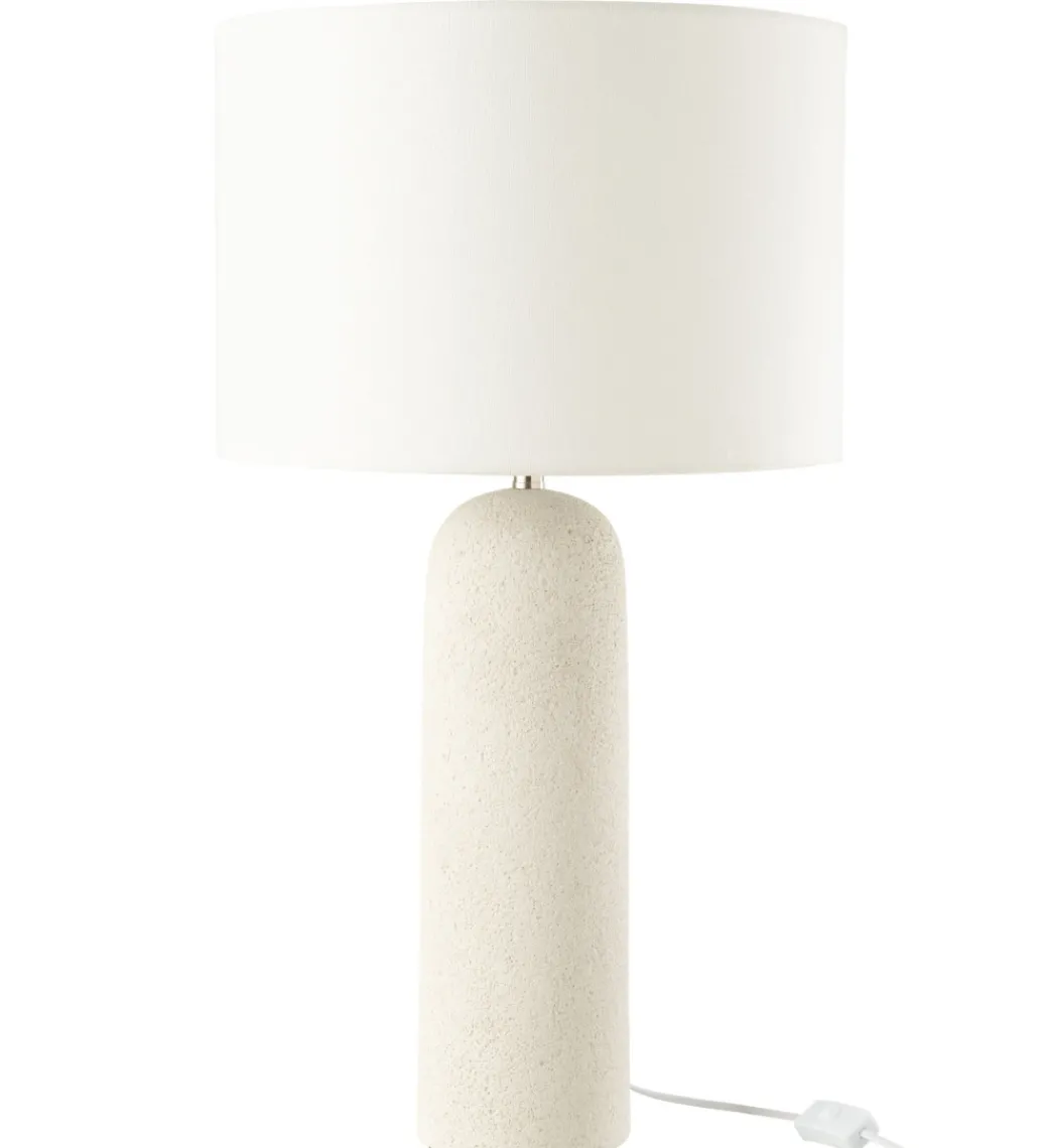 Lampa stołowa ISLA 68 cm biała*J-Line Best