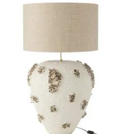 Lampa stołowa JILLY 105 cm terrakota biała*J-Line Clearance