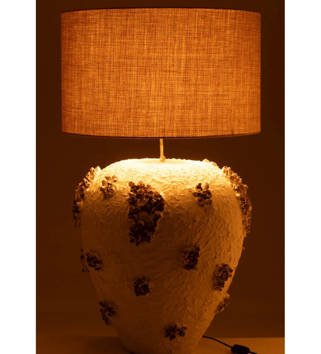 Lampa stołowa JILLY 105 cm terrakota biała*J-Line Clearance