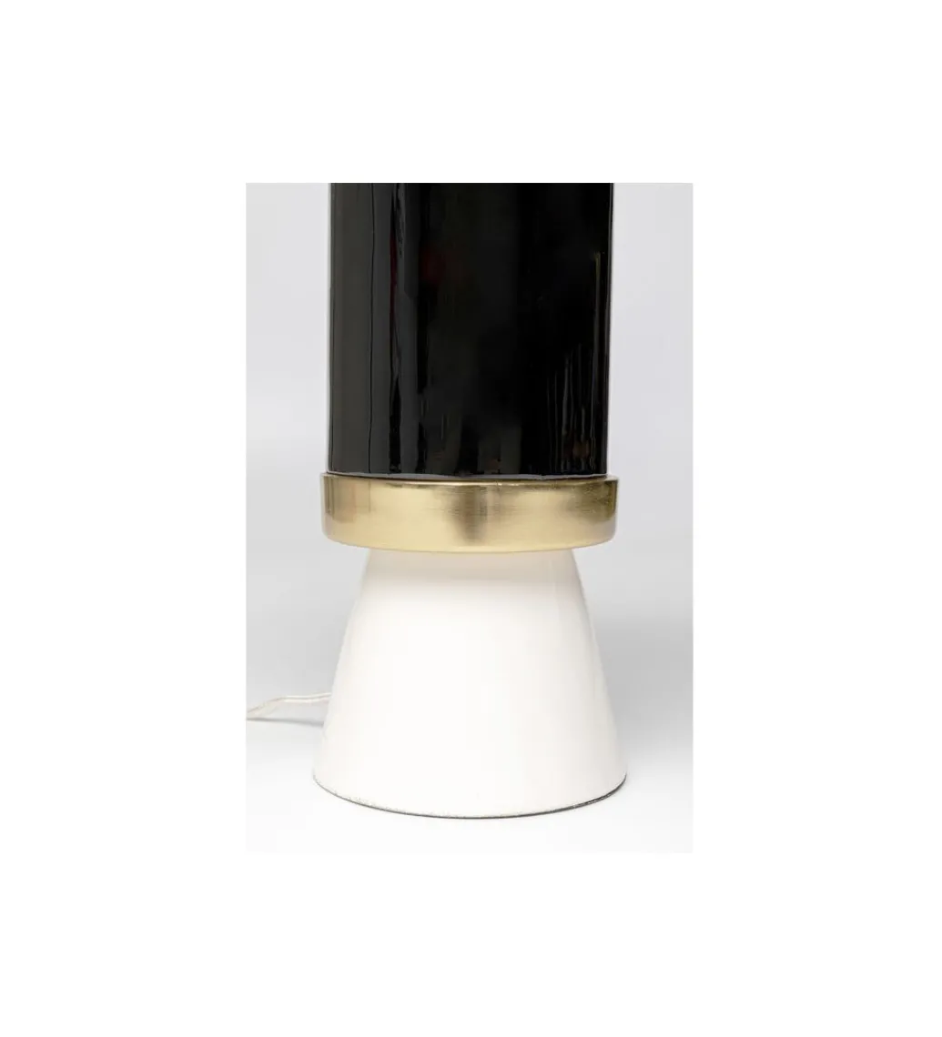 Lampa stołowa JOSY 51 cm czarno biało*KDesign