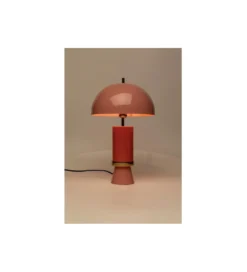Lampa stołowa JOSY 51 cm różowa*KDesign New