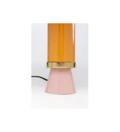 Lampa stołowa JOSY 51 cm różowa*KDesign New
