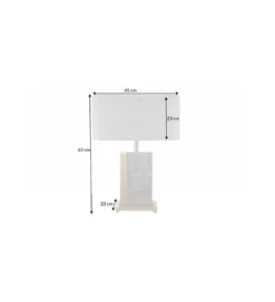Lampa stołowa KARIN 45 cm szara*Invicta Interior - przedsprzedaż Sale