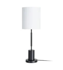 Lampa stołowa KESAMON 65 cm czarnobiała*Zona-Design Online