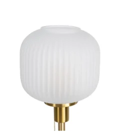 Lampa stołowa KESAMON 60 cm złotobiała*Zona-Design Best