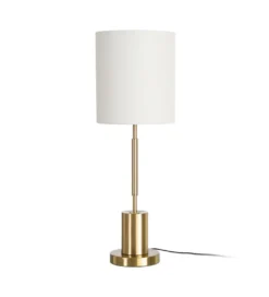 Lampa stołowa KESAMON 65 cm złotobiała*Zona-Design Sale
