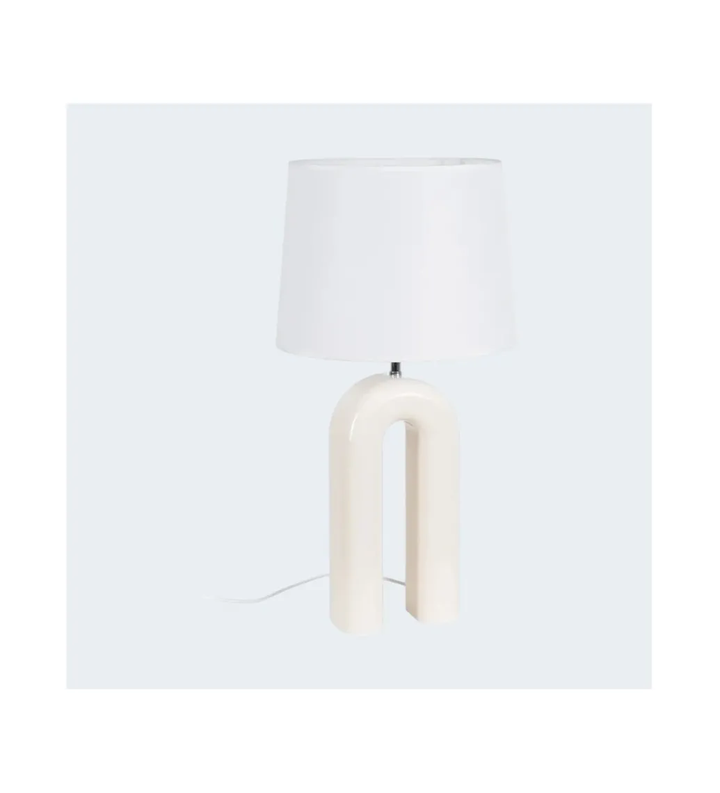 Lampa stołowa LACADO kremowa*Zona-Design Clearance