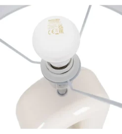Lampa stołowa LACADO kremowa*Zona-Design Clearance