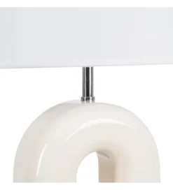 Lampa stołowa LACADO kremowa*Zona-Design Clearance