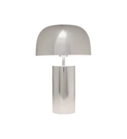 Lampa stołowa LOUNGRY 38 cm srebrna*KDesign New