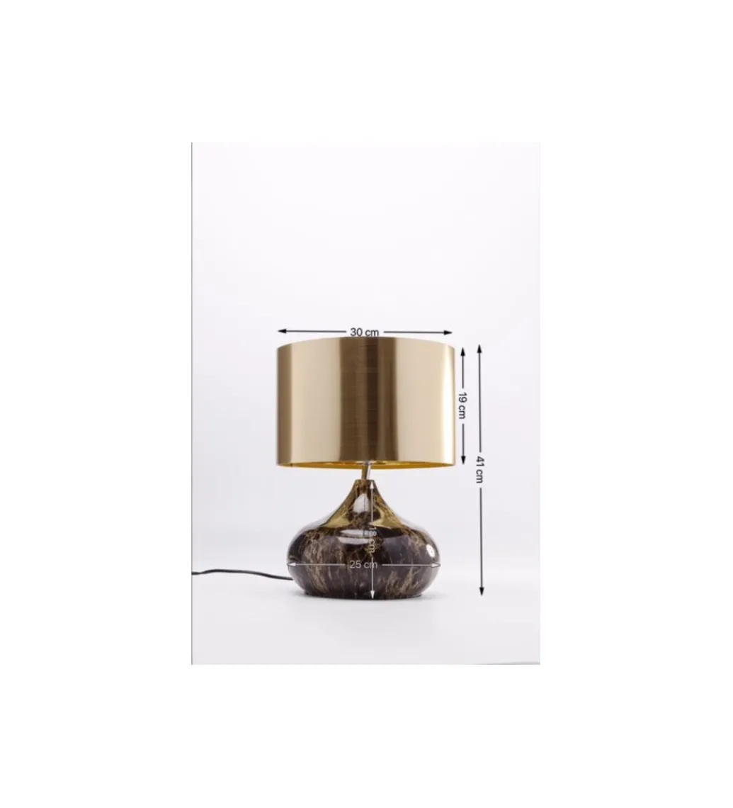 Lampa stołowa MAMO DELUXE 38 cm złota*KDesign Outlet