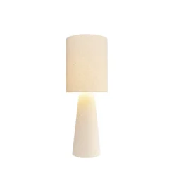Lampa stołowa MARLEEN 60 cm boucle beżowa*KDesign Online