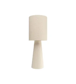 Lampa stołowa MARLEEN 60 cm boucle beżowa*KDesign Online