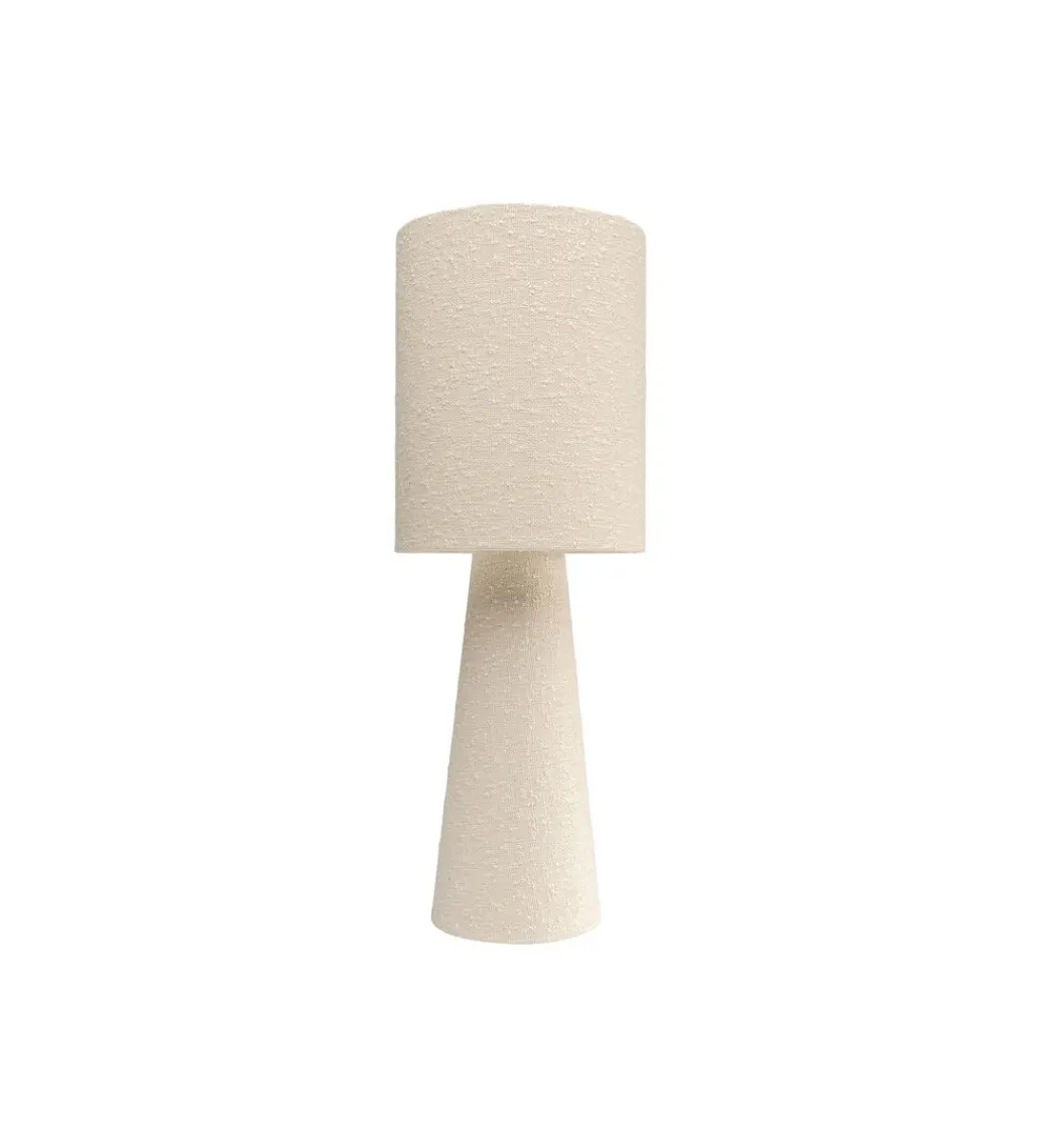 Lampa stołowa MARLEEN 60 cm boucle beżowa*KDesign Online