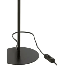 Lampa stołowa MERTAN 50 cm rattan czarna*J-Line Clearance