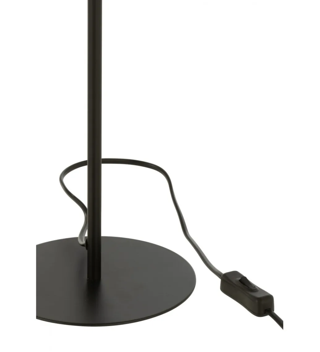 Lampa stołowa MERTAN 50 cm rattan czarna*J-Line Clearance