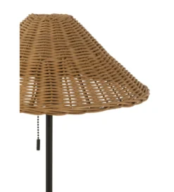 Lampa stołowa MERTAN 50 cm rattan czarna*J-Line Clearance