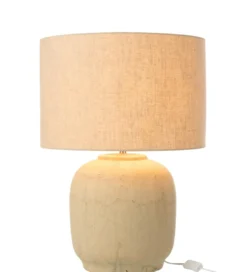 Lampa stołowa MIA 64 cm terrakota beżowa*J-Line Outlet