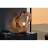 Lampa stołowa MIKO 55 cm drewno teak*Invicta Interior - przedsprzedaż Discount