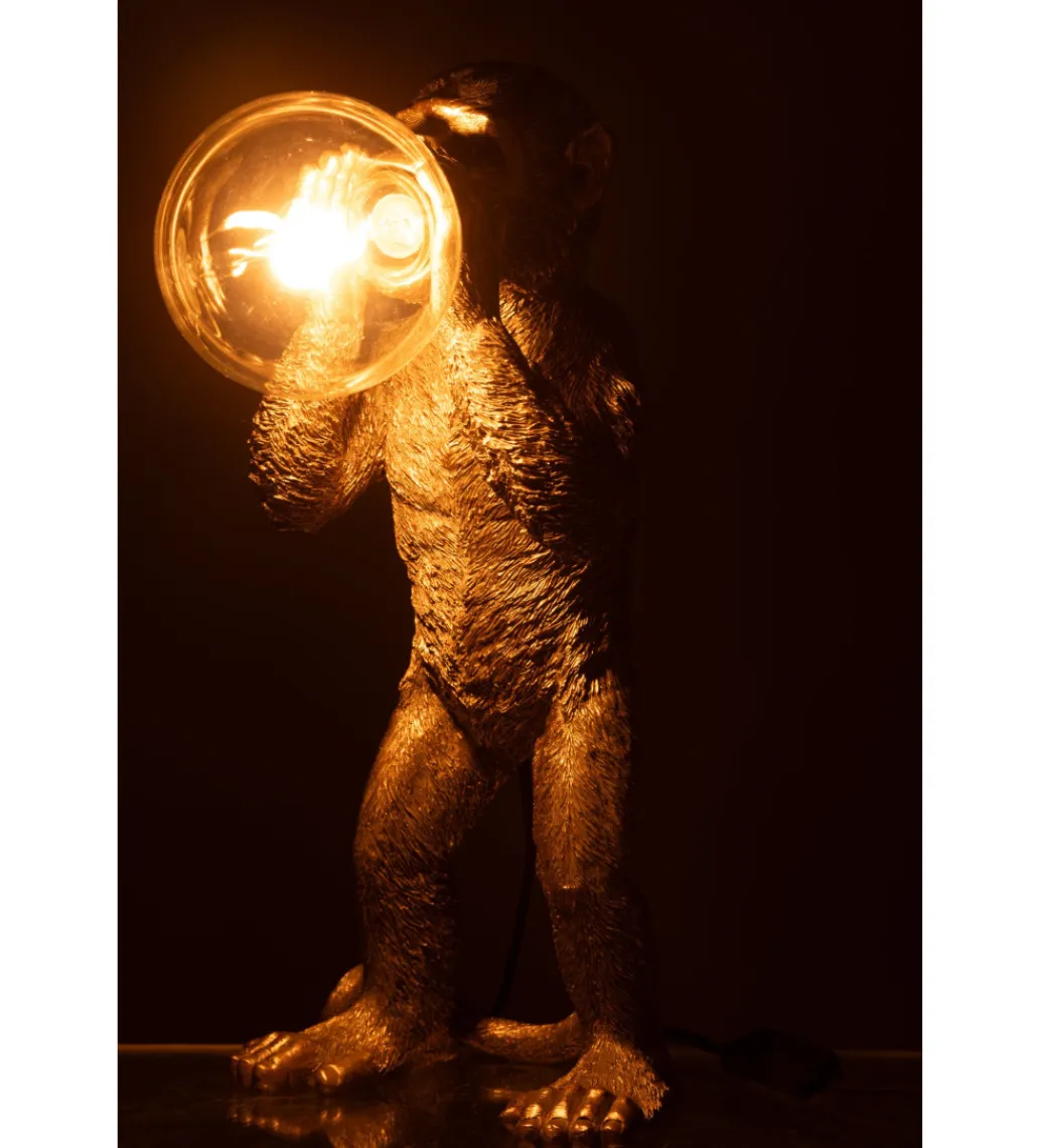 Lampa stołowa MONKEY 46 cm złota*J-Line Hot