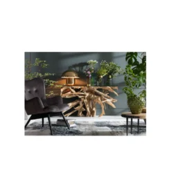 Lampa stołowa MUSHROOM 44 cm brąz*KDesign Sale