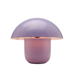 Lampa stołowa MUSHROOM 27 cm fioletowy mat*KDesign New