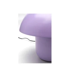 Lampa stołowa MUSHROOM 27 cm fioletowy mat*KDesign New