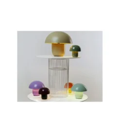 Lampa stołowa MUSHROOM 44 cm jasnozielona*KDesign Clearance