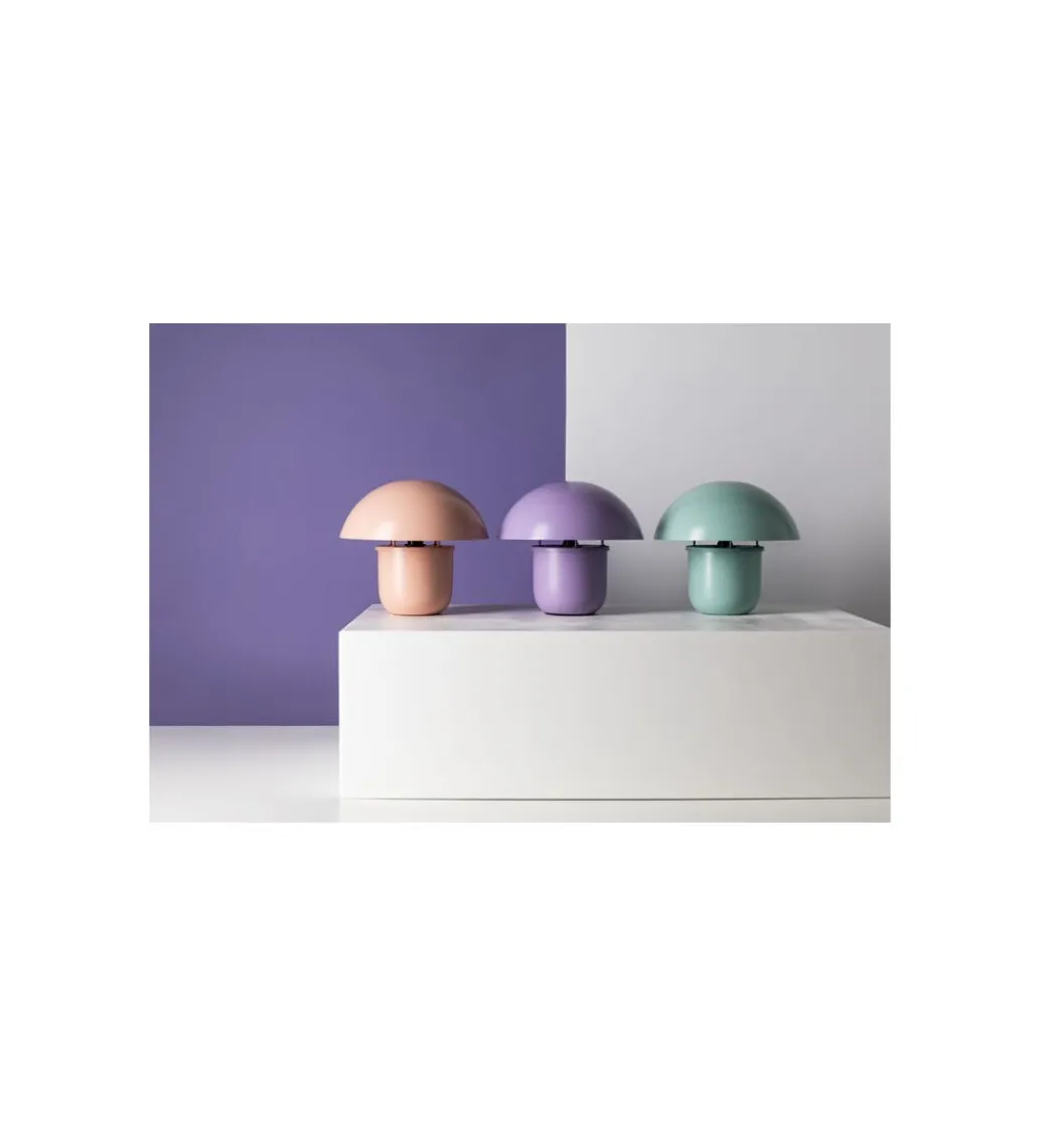 Lampa stołowa MUSHROOM 27 cm mat miętowy*KDesign Discount