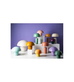 Lampa stołowa MUSHROOM 27 cm żółta*KDesign Clearance