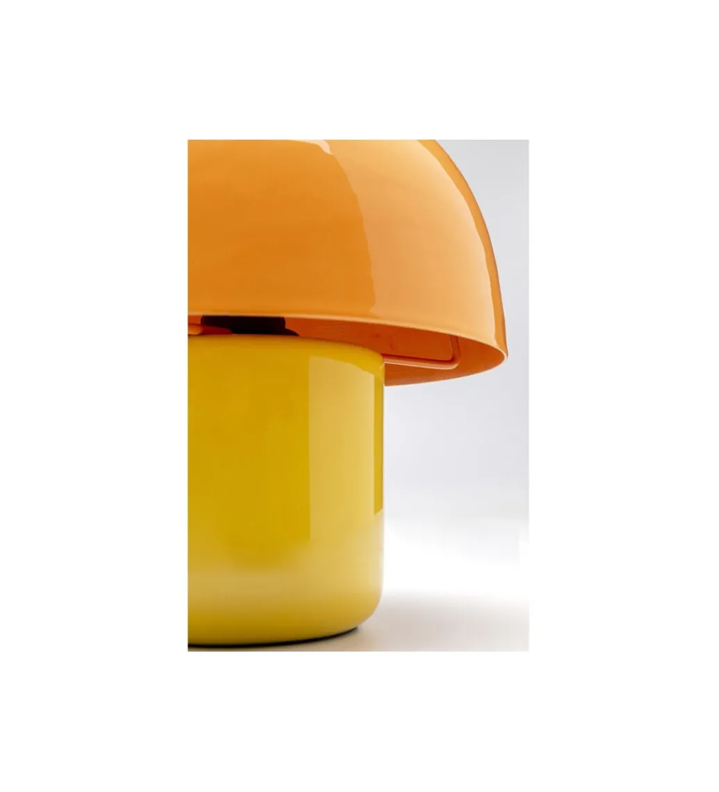 Lampa stołowa MUSHROOM 20 cm żółto pomarańczowa*KDesign Sale