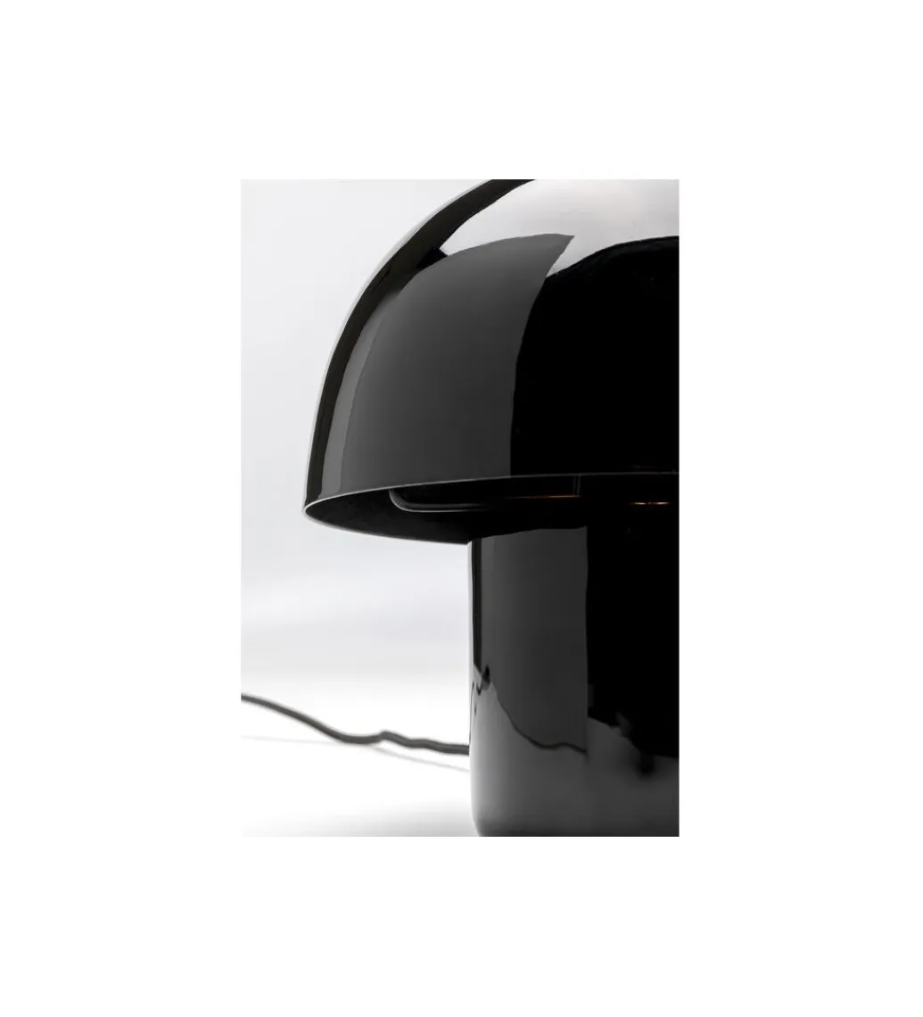 Lampa stołowa MUSHROOM SHINY 20 cm czarna*KDesign Hot