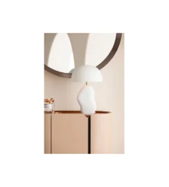 Lampa stołowa NUBE 48 cm biała*KDesign Discount