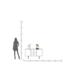 Lampa stołowa NUDE MAN STRECHING 39 cm złota*KDesign Online