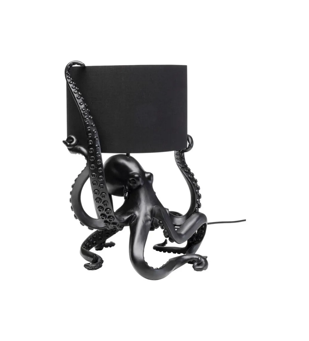Lampa stołowa OCTOPUS 47 cm czarna*KDesign Discount